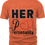 Thumbnail: I Love Her P-ersonality-Men's Relaxed 100% Cotton Short Sleeve Crew T-Shirt