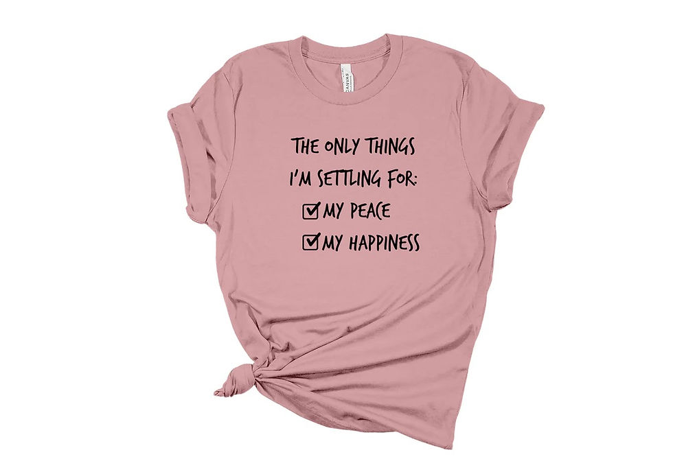 Thumbnail: The Only Thing I’m Settling For Is-Women’s 100% Cotton Short Sleeve Crew T-Shirt