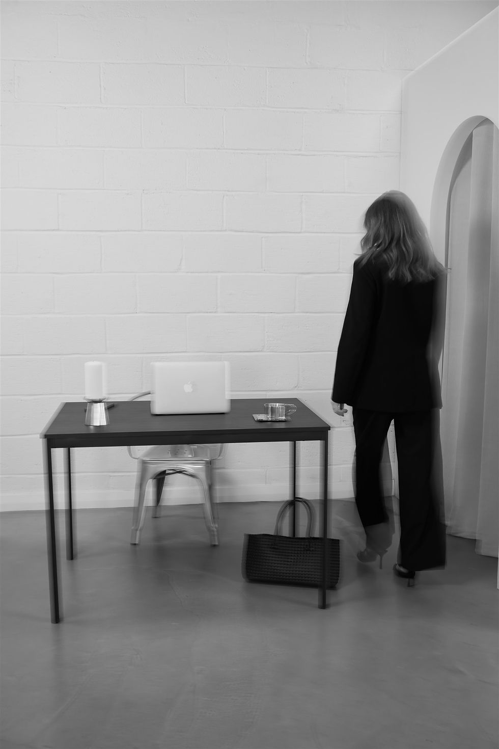 Laptop on Table