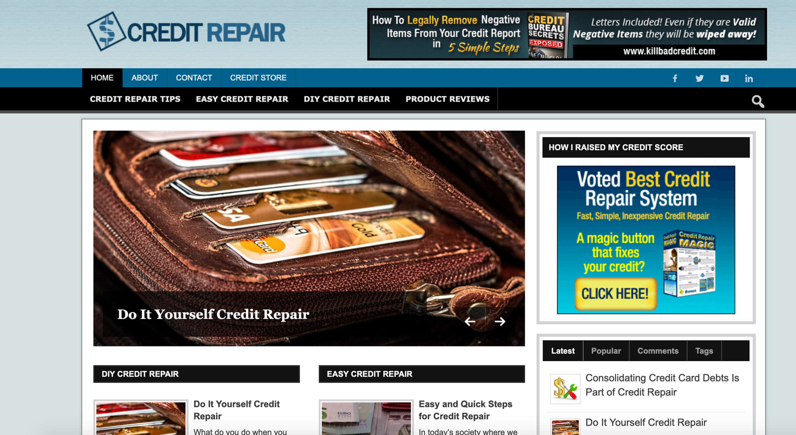 Turnkey Credit Repair Niche Blog