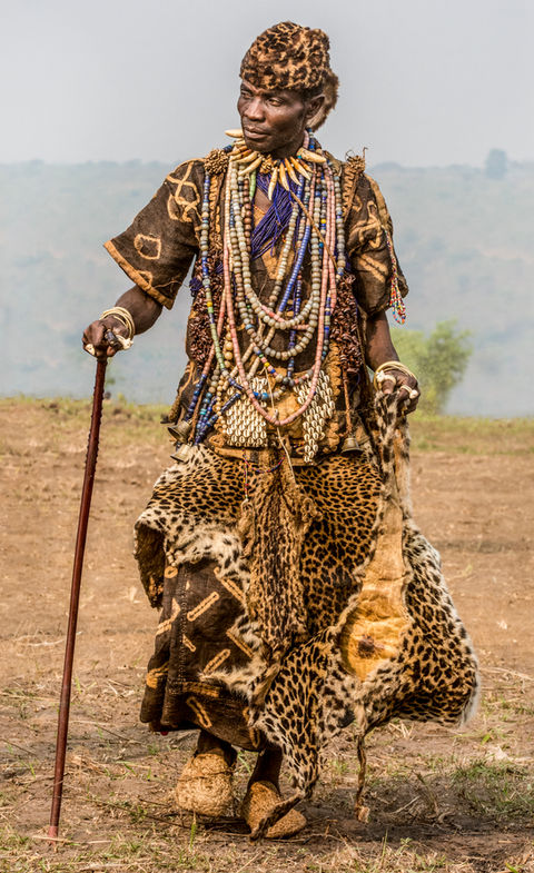 Chief Kibala of the Pende, D.R. Congo