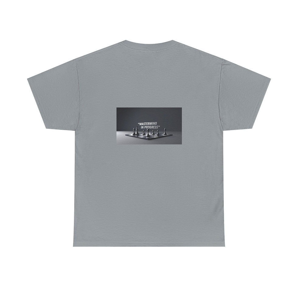 Miniatura: INTJ-Unisex Cotton Graphic Tee for Casual Style, Mastermind in Progress Tee