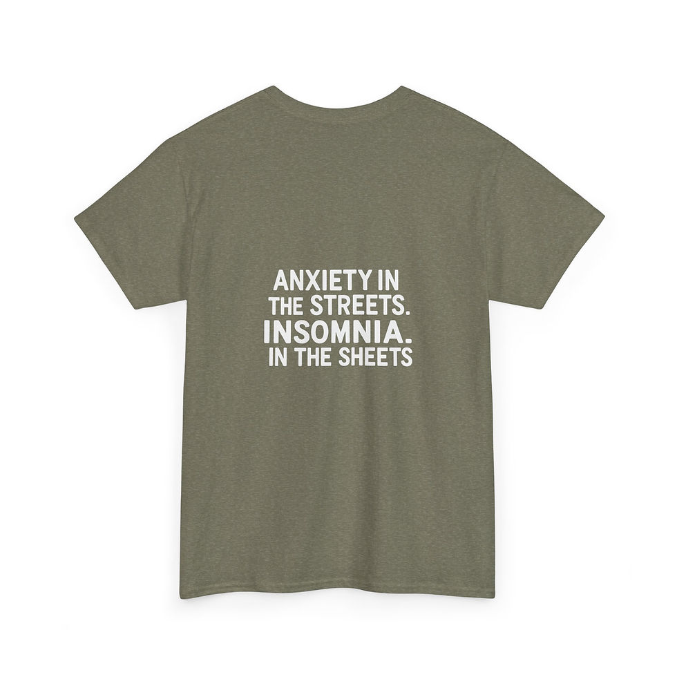 Miniatura: Anxiety Awareness Tee, Unisex Cotton T-Shirt, Gift for Mental Health Advocates