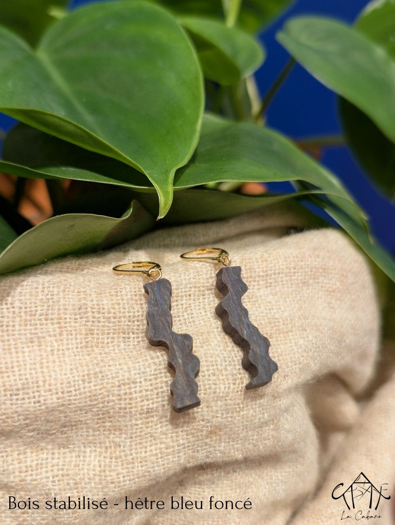 Miniature : Boucles d'oreilles - "Zig Zag"