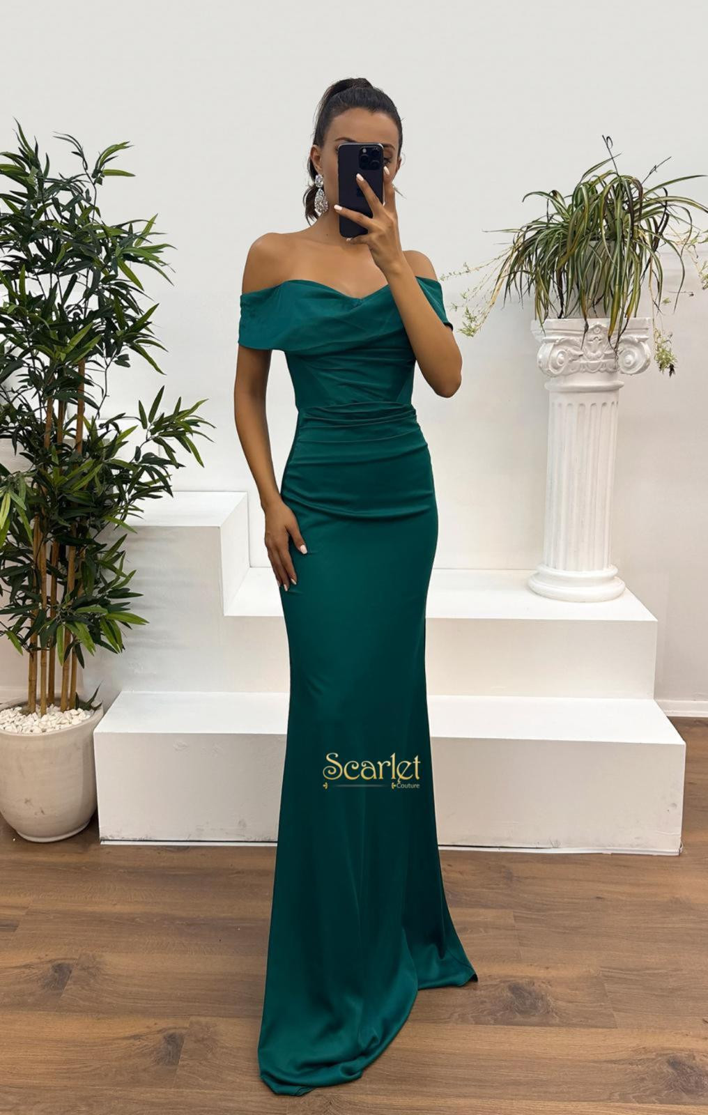 Emerald Green simple dress