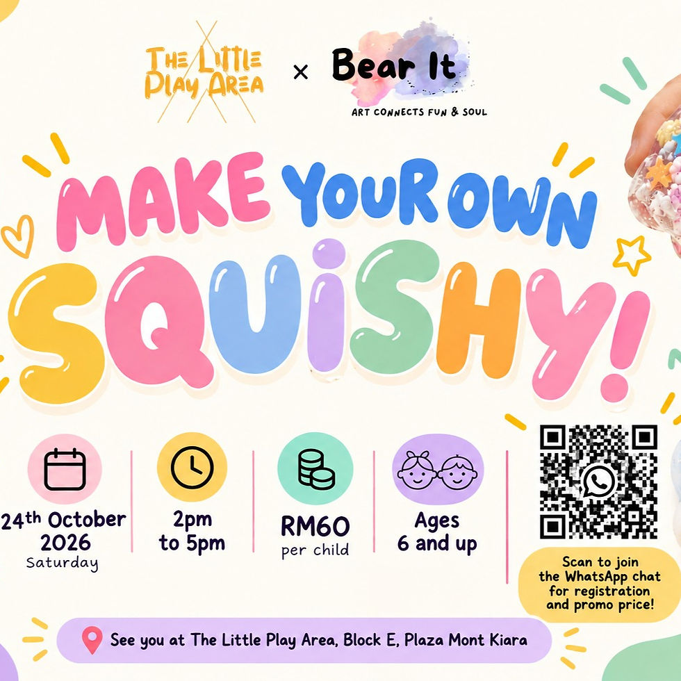 Make Your Own Squishy at The Little Play Area