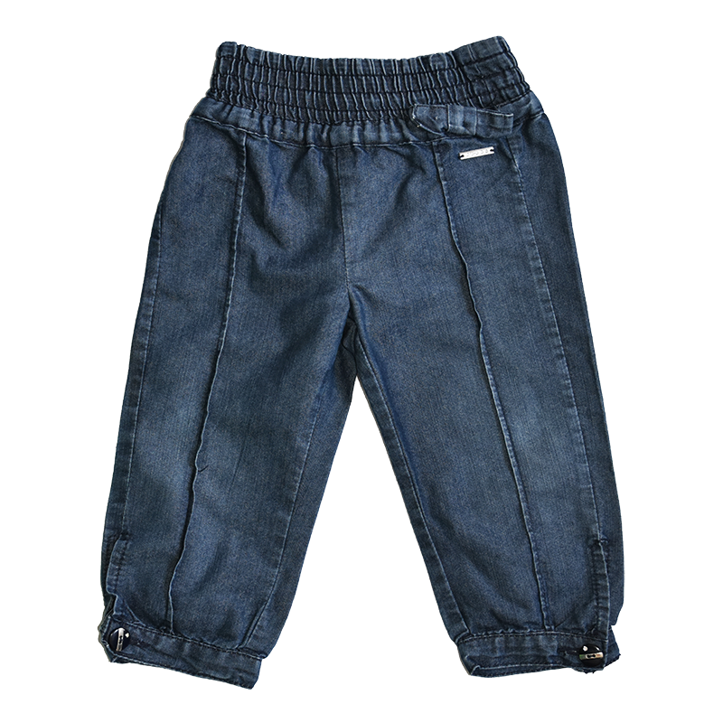 Pantalón mezclilla puños • Dodipetto • 12/18 meses