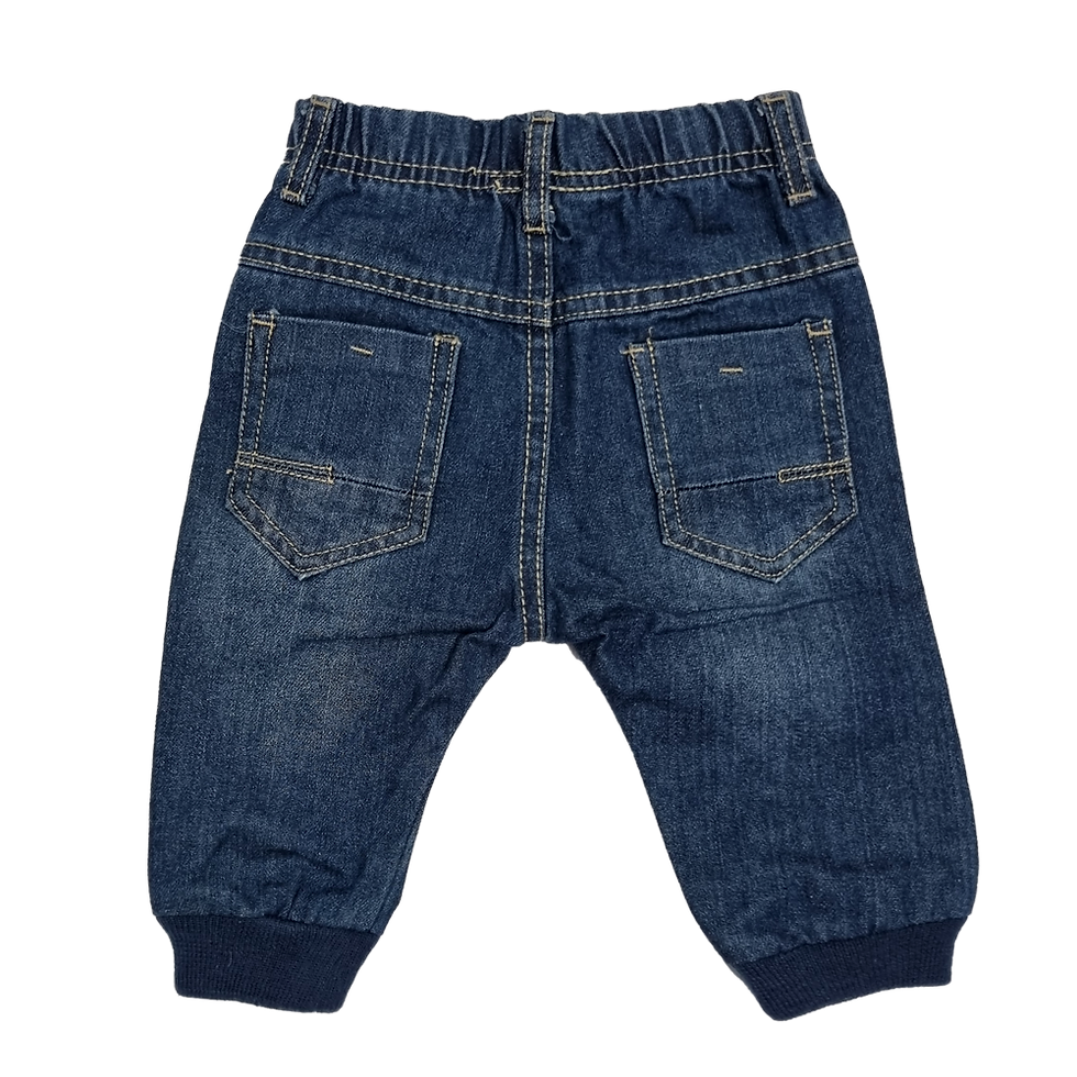 Miniatura: Jeans con parche algodón • Boy California • 3/6 meses