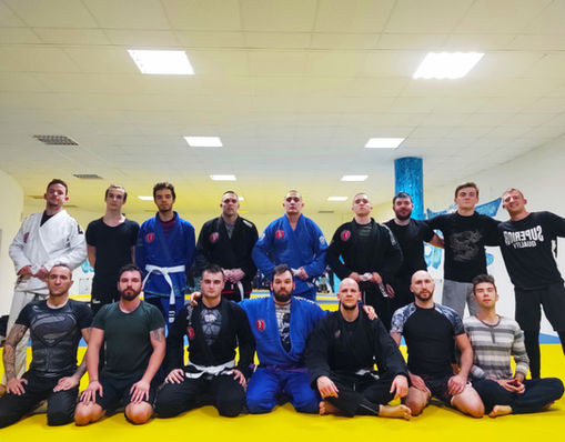 group photo of our bjj gym and members