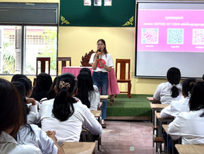 Sisters of Code visits Schools in Battambang and Siem Reap