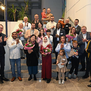 Feierliche Einbürgerungsfeier im Rathaus: 210 Personen haben die deutsche Staatsbürgerschaft erhalten