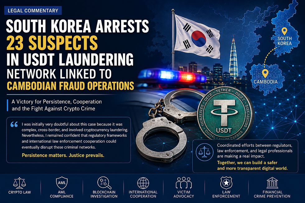 Case Study: How Persistent Legal Action by a Crypto Lawyer Helped Expose a Complex Cross-Border USDT Laundering Network