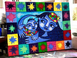Mama, Baby & Crazy Quilt