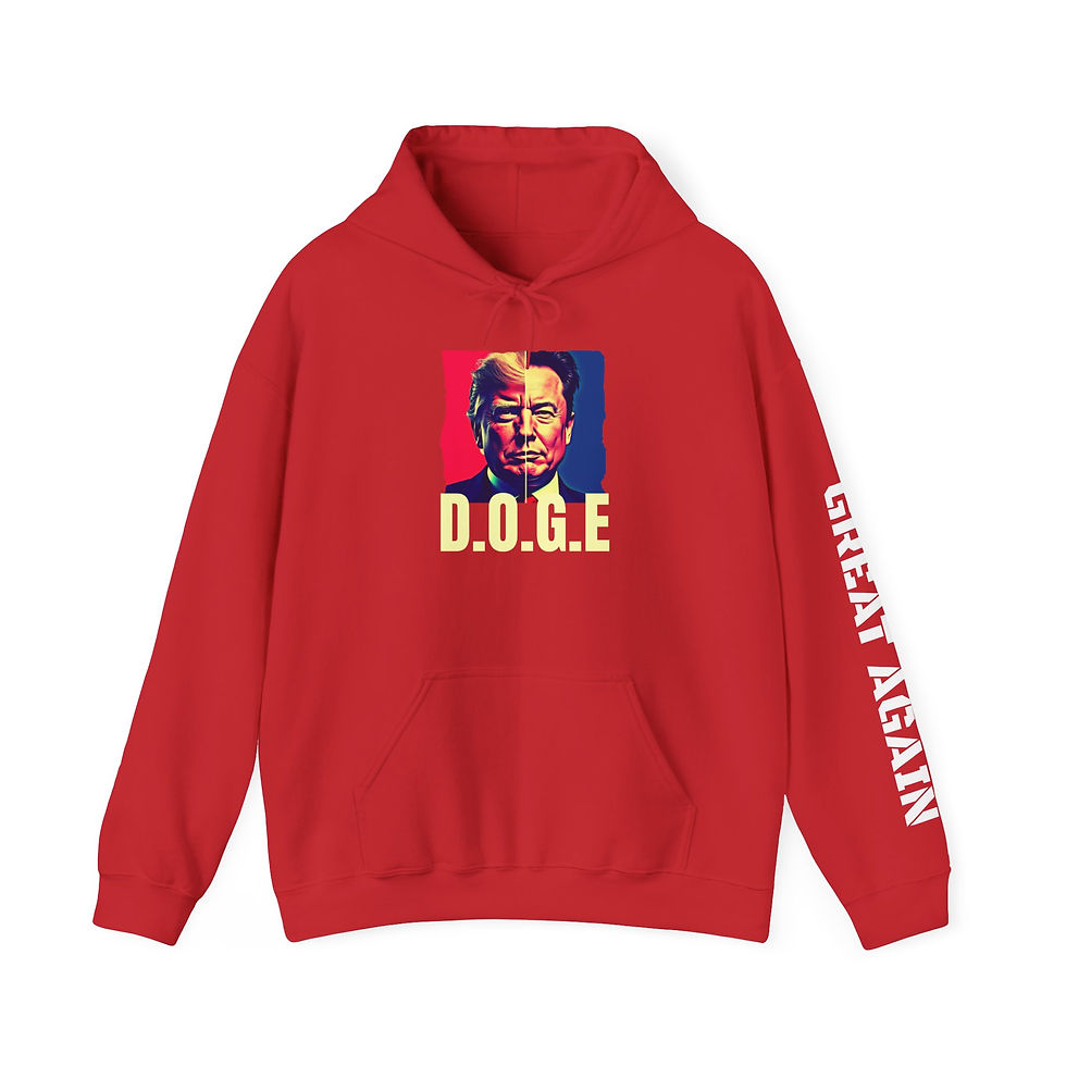 Thumbnail: DOGE MAGA Unisex Heavy Blend™ Hooded Sweatshirt