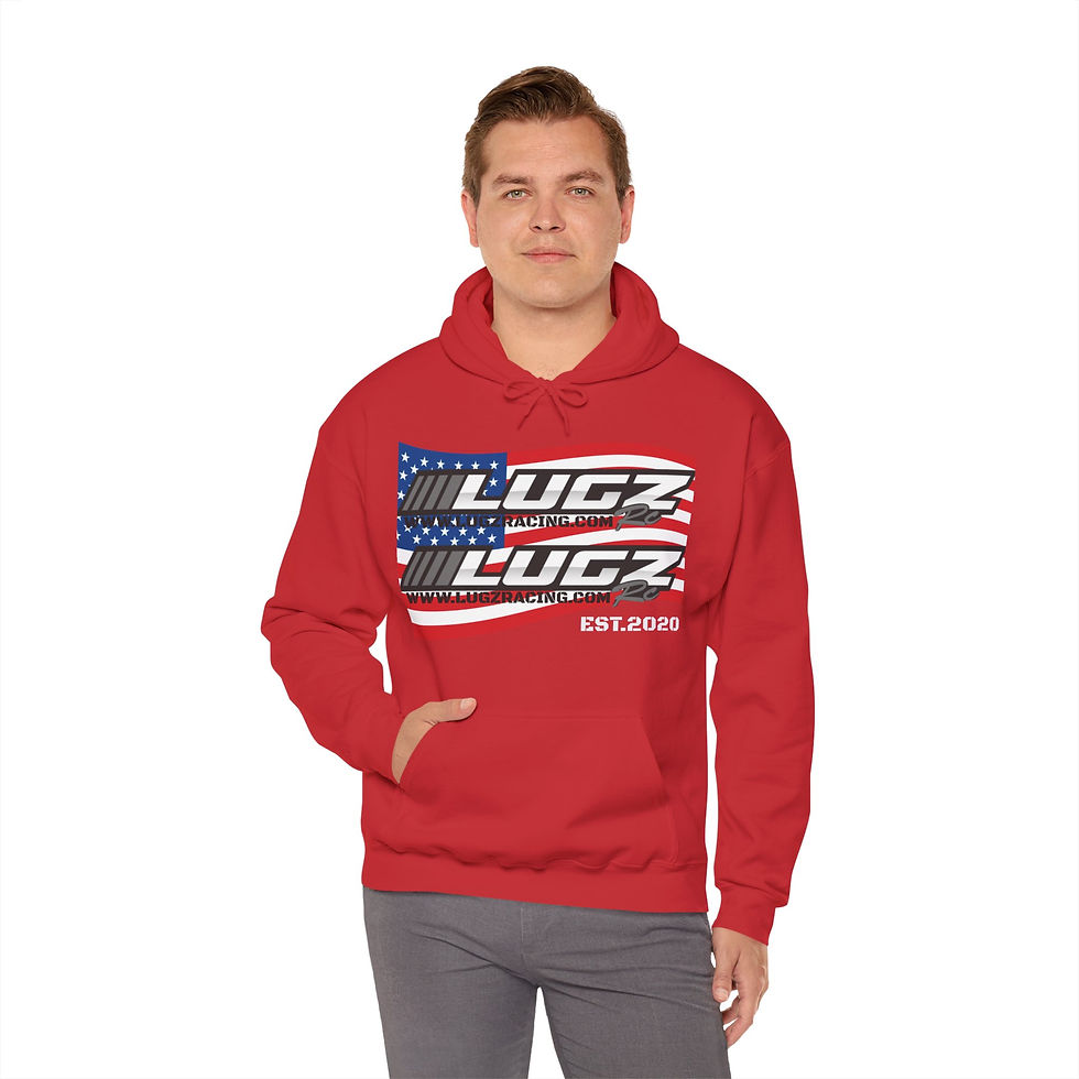 Thumbnail: LUGZ USA Heavy Blend™ Hooded Sweatshirt
