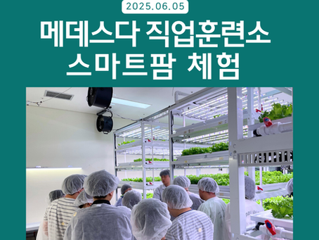 메데스다 직업훈련소와 함께한 특별한 '스마트팜 체험'