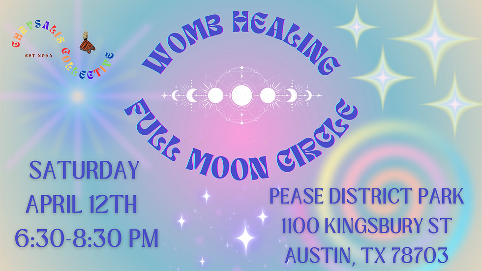 Womb Healing Full Moon Circle