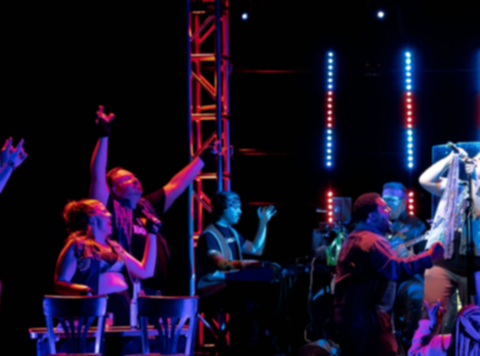 Rock of Ages 2025 Cast rocking out!