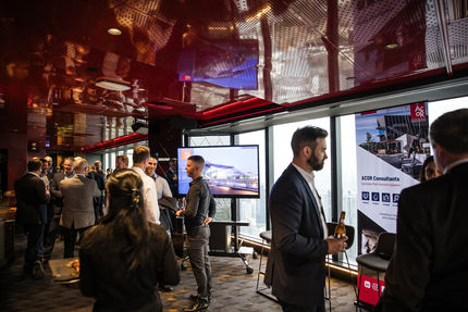 acor consultants panel speaking cocktails event at melbourne eureka 89 skydeck