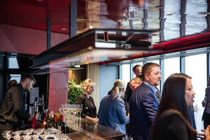 acor consultants panel speaking cocktails event at melbourne eureka 89 skydeck