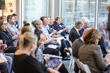 corporate launch event photography st john of god ballarat