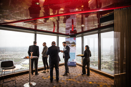acor consultants panel speaking cocktails event at melbourne eureka 89 skydeck