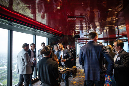acor consultants panel speaking cocktails event at melbourne eureka 89 skydeck