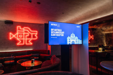 bny 50th anniversary cocktail reception photography at mr mills melbourne