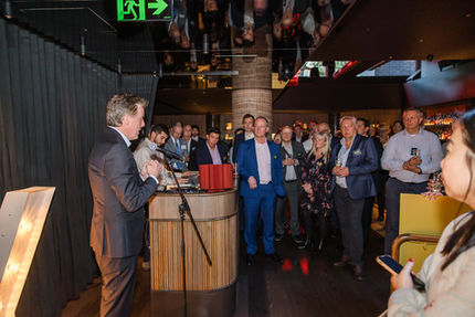 bny 50th anniversary cocktail reception photography at mr mills melbourne