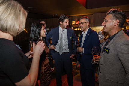 bny 50th anniversary cocktail reception photography at mr mills melbourne