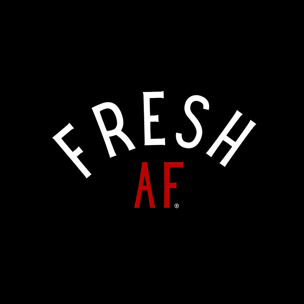 Thumbnail: Fresh "AF" Black Hoody/Jogger Set (White/Red Image)