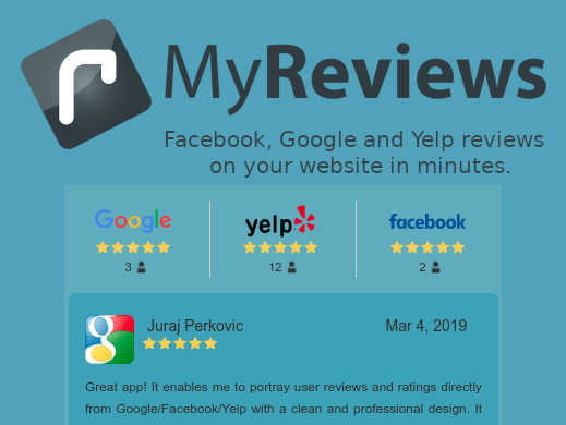 MyReviews banner