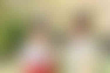 満開の桜の下、旧吉田茂邸で美しく着飾った姉妹が笑顔で並ぶ卒業記念の家族写真。春のやわらかな光に包まれた、家族の温かな思い出を写した一枚。