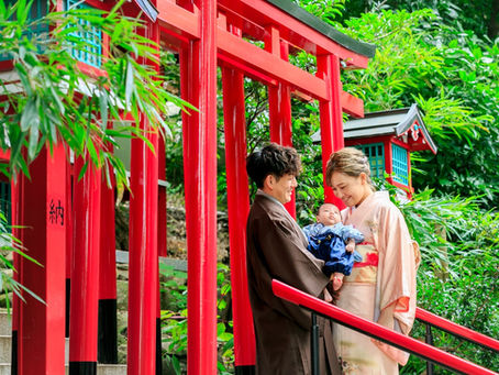 乃木神社にてお宮参り撮影