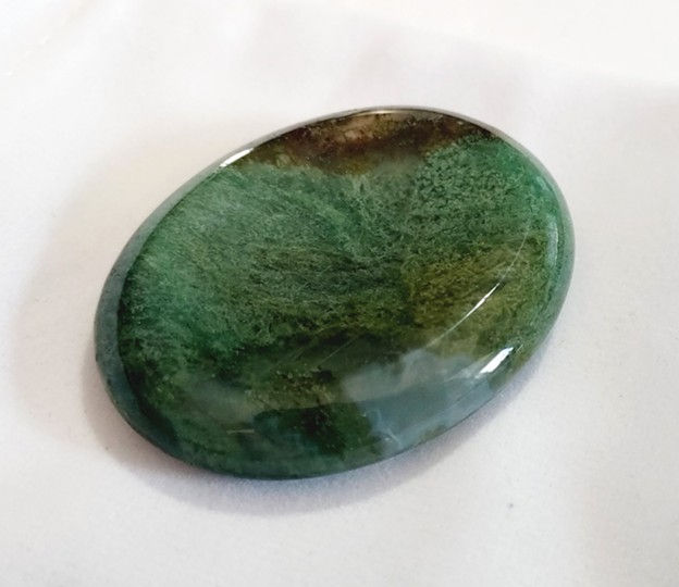1370-2 Unique Ocean Jasper Agate Meditation Polished Stone 2"