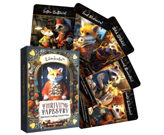 1531 Thriving Tapestry Oracle Deck – 40 Gold-Foil Cards for Manifesting Creativi