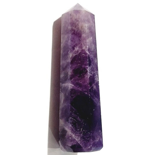 Thumbnail: 1262 Incredible Polished Amethyst Two Inch Obelisk Tower