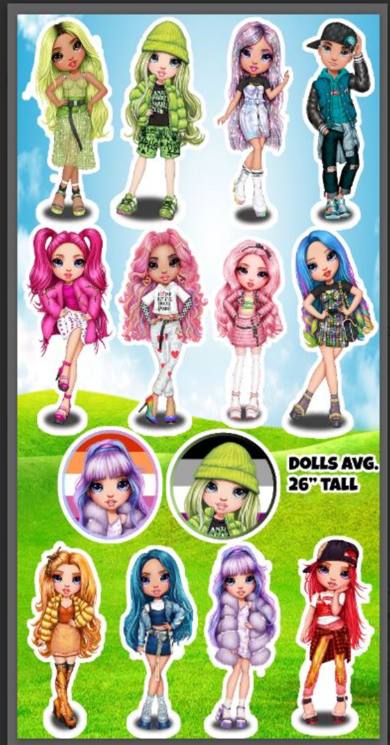 UP526 RAINBOW HIGH FS