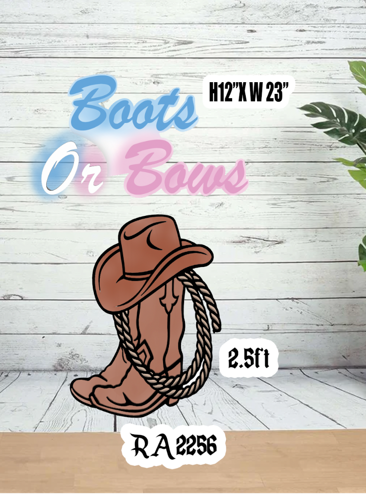 RA2256 BOOTS OR BOWS QS