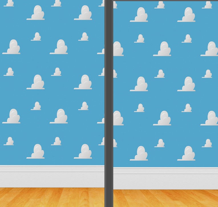 Toy Story PP139FS(SB) CLOUD PATTERN BACKGROUND
