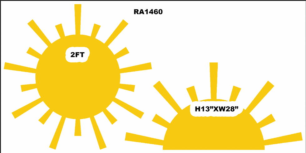 RA1460QS Sun baby shower party decor prop
