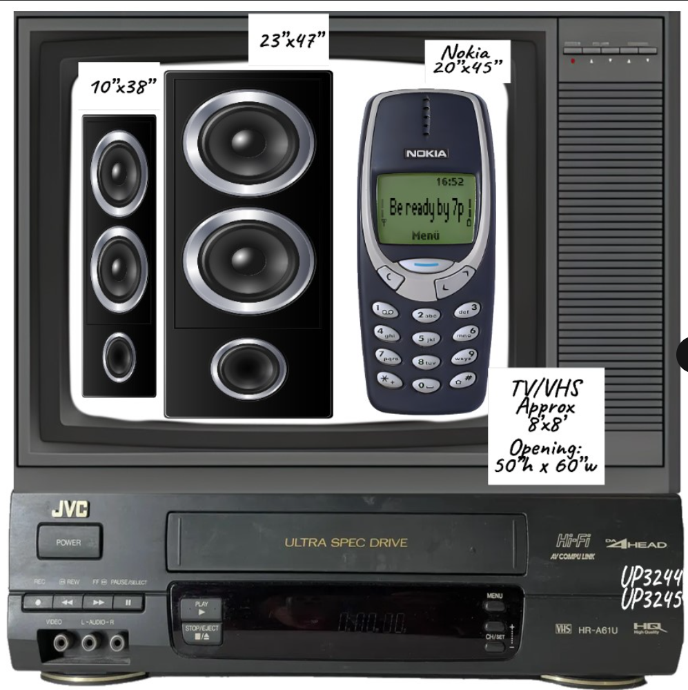UP3244  ( SB ) FS TV LEFT SPEAKERS