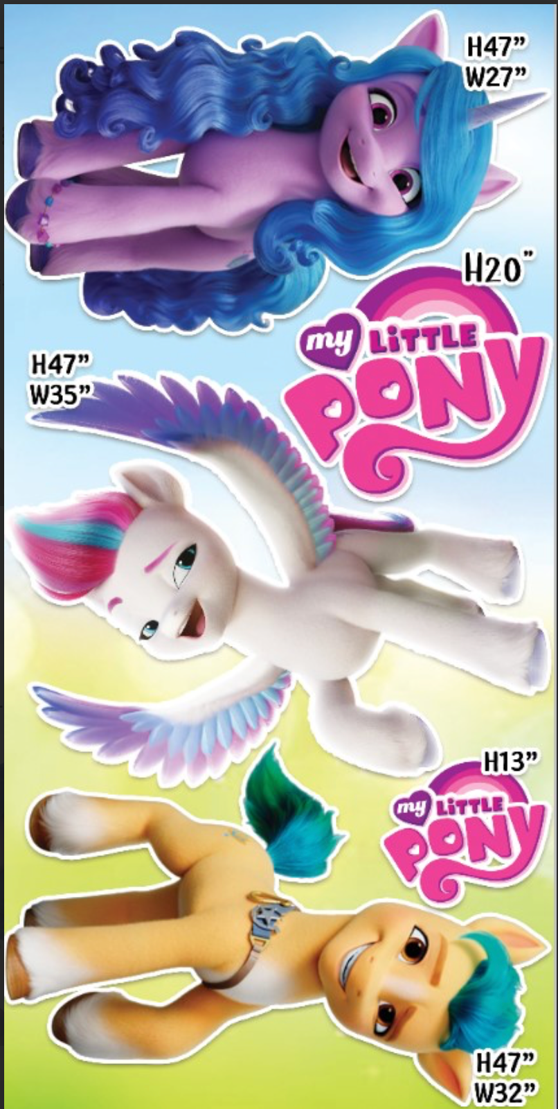 UP2712 MY LITTLE PONYFS