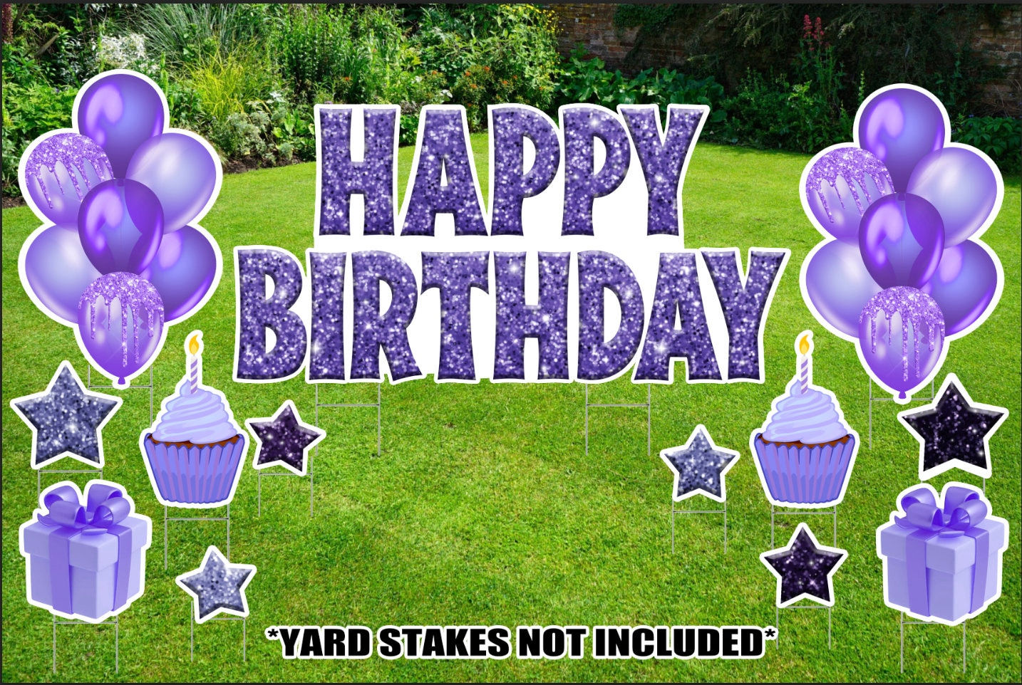 D219 QS3 Happy Birthday Sign
