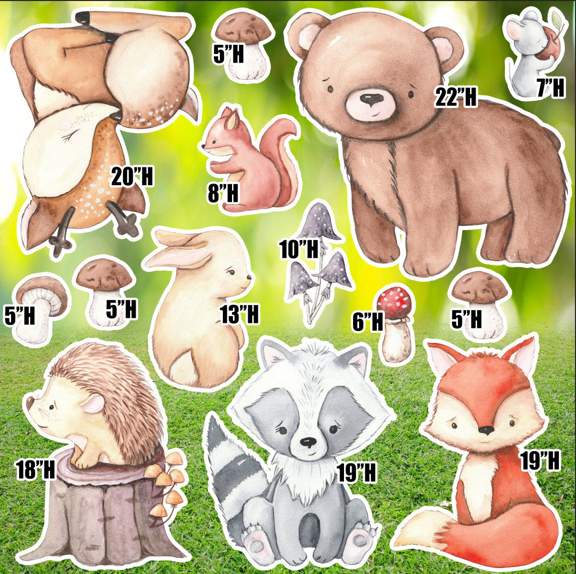 D139 HS Forest Animals, Woodland theme