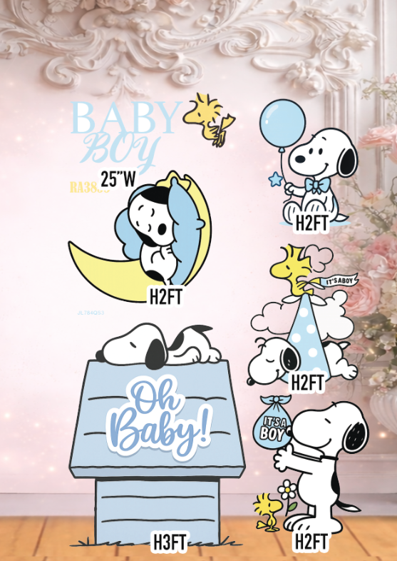 RA3855 Snoopy Boy Bluey