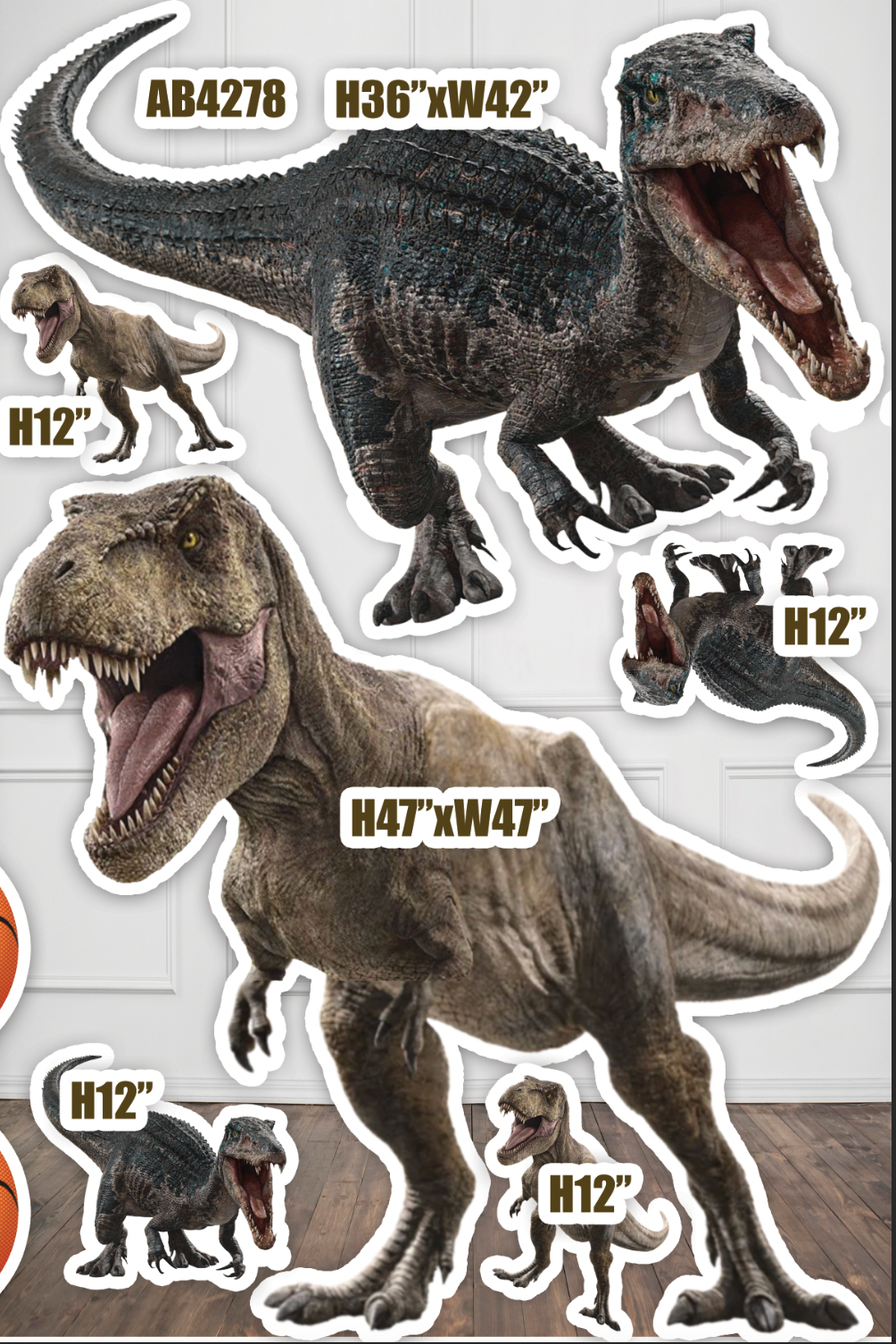 AB4378QS3 Jurassic World Dinos