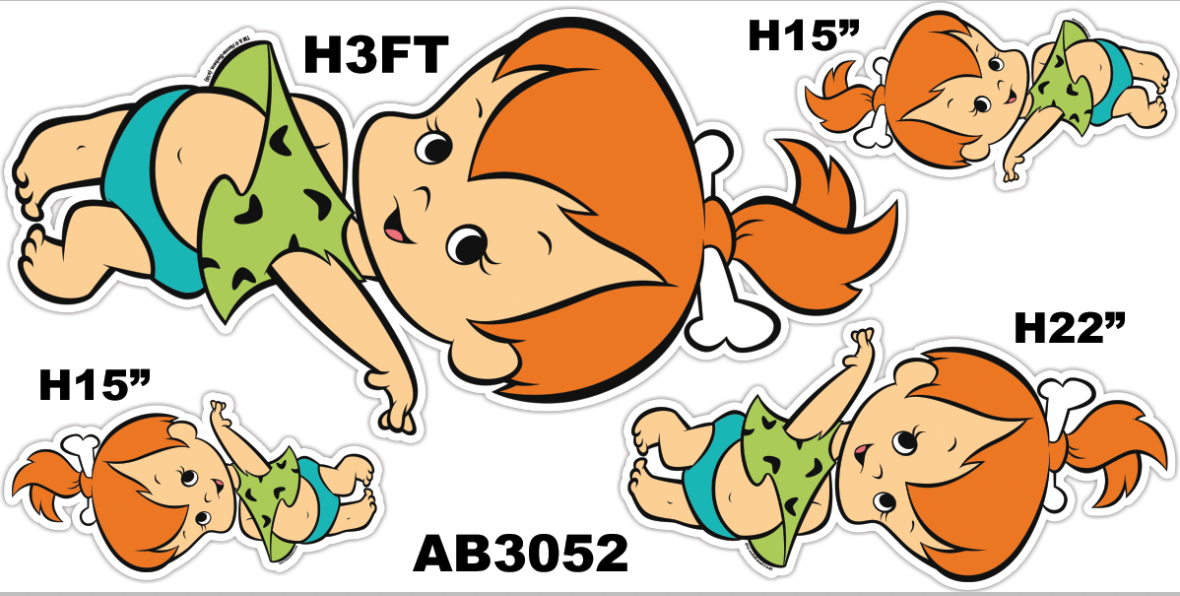 AB3052QS Pebbles Flintstones 3 ft tall