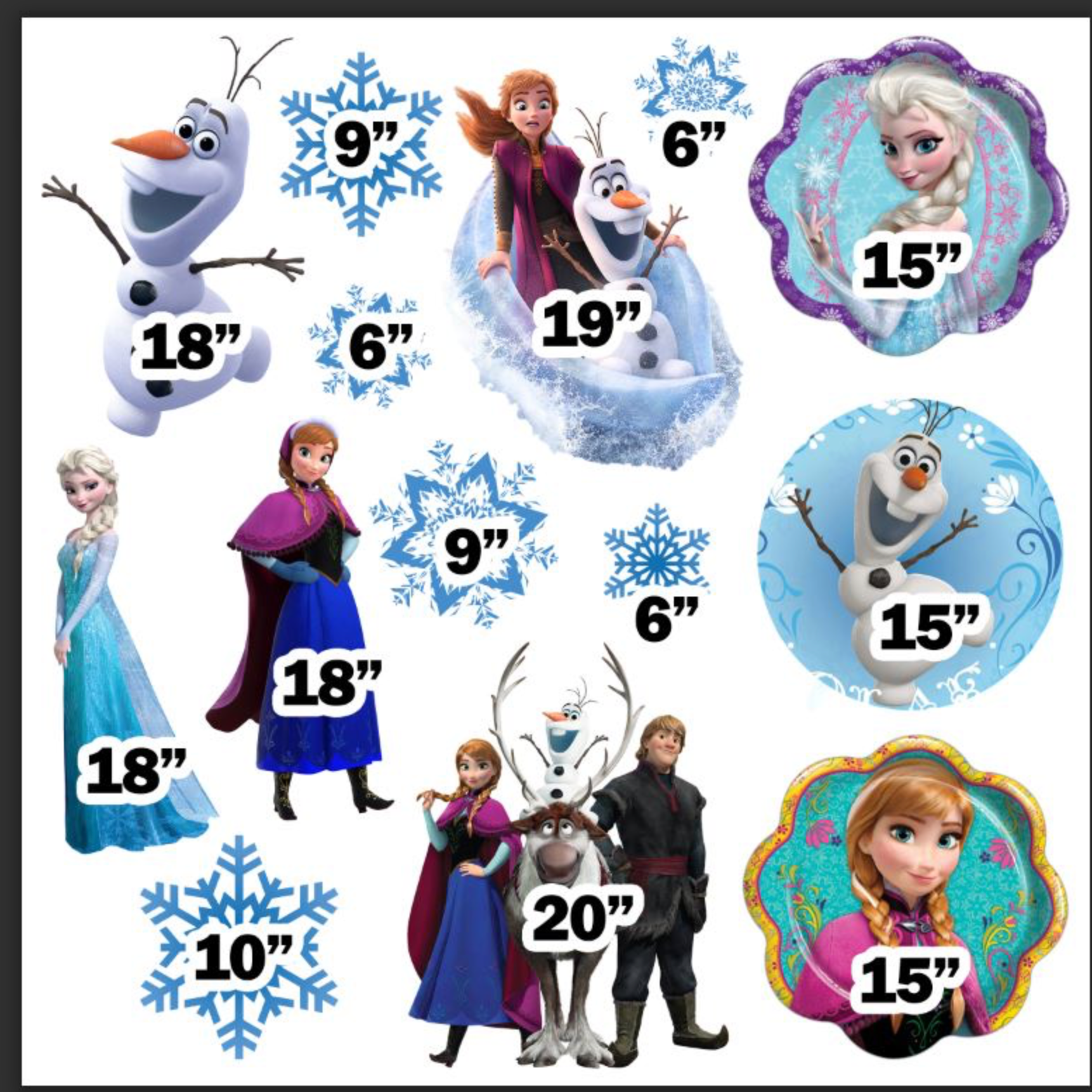 Frozen Princess UP225 HS BACKDROP Crorplast