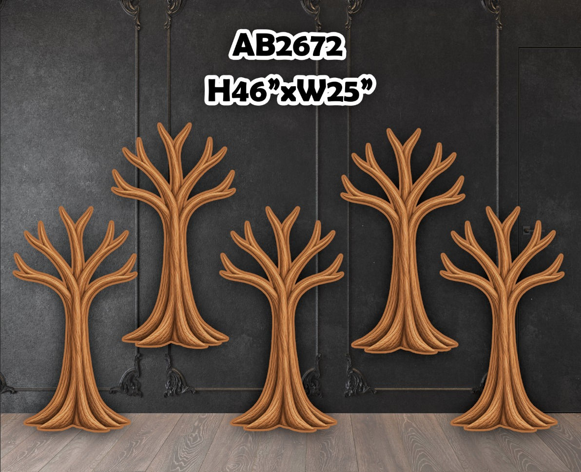 AB2672FS SB Tree trunks 5 set 4ft approx